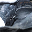 CHANEL Matelasse Chain Shoulder Bag Lamb Skin Black Gold CC Auth BD2003-21