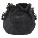 CHANEL Matelasse Chain Shoulder Bag Lamb Skin Black Gold CC Auth BD2003-2