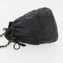 CHANEL Matelasse Chain Shoulder Bag Lamb Skin Black Gold CC Auth BD2003-4