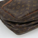 LOUIS VUITTON Monogram Reporter GM Shoulder Bag M45252 LV Auth BD201-14
