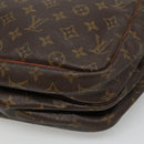 LOUIS VUITTON Monogram Reporter GM Shoulder Bag M45252 LV Auth BD201-15