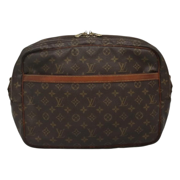 LOUIS VUITTON Monogram Reporter GM Shoulder Bag M45252 LV Auth BD201