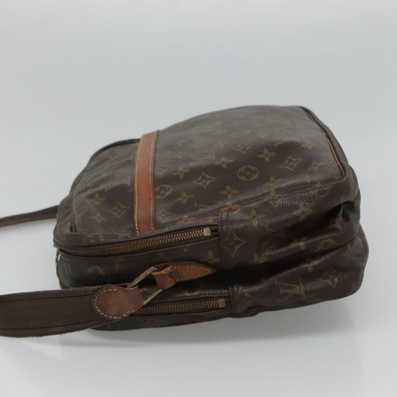 LOUIS VUITTON Monogram Reporter GM Shoulder Bag M45252 LV Auth BD201