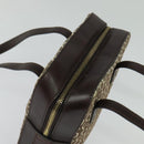 CELINE C Macadam Canvas Hand Bag Beige Gold Auth BD2013-6