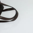 CELINE C Macadam Canvas Hand Bag Beige Gold Auth BD2013-7