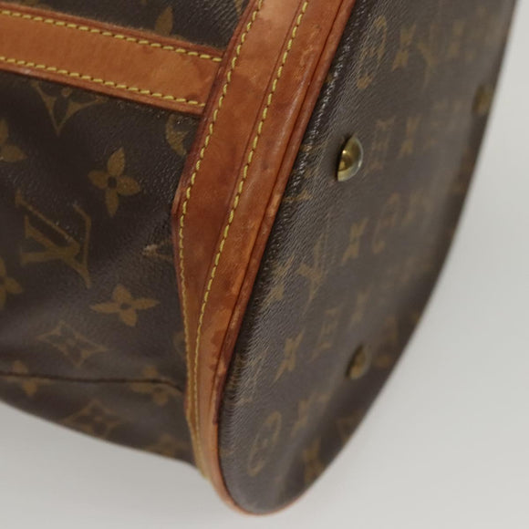 LOUIS VUITTON Monogram Bucket GM Shoulder Bag M42236 LV Auth BD2021