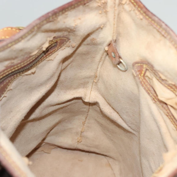 LOUIS VUITTON Monogram Bucket GM Shoulder Bag M42236 LV Auth BD2021