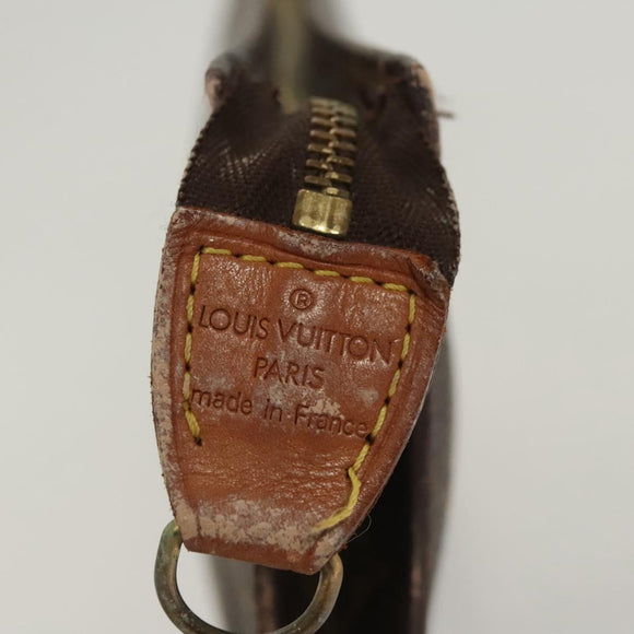 LOUIS VUITTON Monogram Bucket GM Accessory Pouch LV Auth BD2022