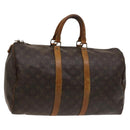 LOUIS VUITTON Monogram Keepall 45 Boston Bag M41428 LV Auth BD2023-1