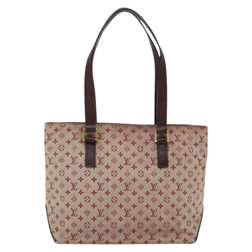 LOUIS VUITTON Monogram Mini Cabas Piano Tote Bag SPO Rouge LV Auth BD2029 - 0