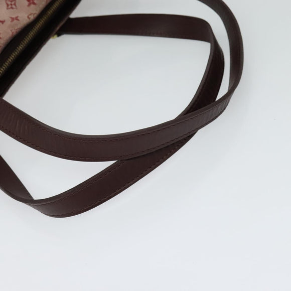 LOUIS VUITTON Monogram Mini Cabas Piano Tote Bag SPO Rouge LV Auth BD2029