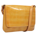 LOUIS VUITTON Monogram Vernis Thompson Street Bag Beige M91301 LV Auth BD2033-1