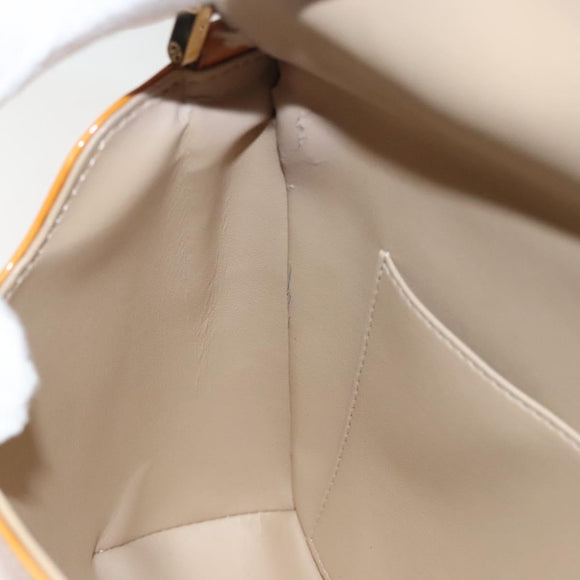 LOUIS VUITTON Monogram Vernis Thompson Street Bag Beige M91301 LV Auth BD2033