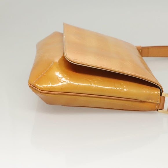 LOUIS VUITTON Monogram Vernis Thompson Street Bag Beige M91301 LV Auth BD2033