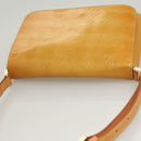 LOUIS VUITTON Monogram Vernis Thompson Street Bag Beige M91301 LV Auth BD2033-6