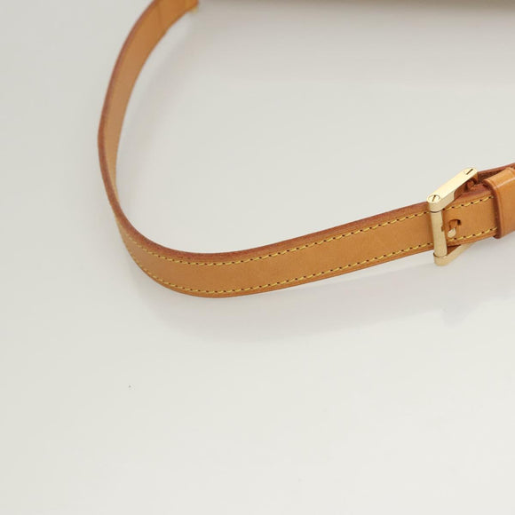 LOUIS VUITTON Monogram Vernis Thompson Street Bag Beige M91301 LV Auth BD2033