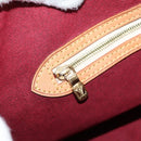 LOUIS VUITTON Monogram Multicolor Annie MM Tote Bag White M40307 LV Auth BD2040-22