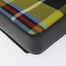 BURBERRY Nova Check Shoulder Bag Canvas Yellow Gold Auth BD2041-13