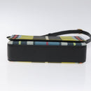 BURBERRY Nova Check Shoulder Bag Canvas Yellow Gold Auth BD2041-9