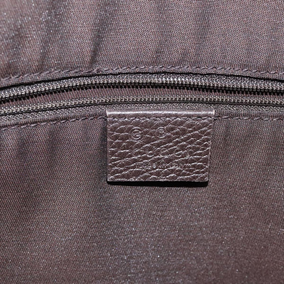 GUCCI GG Crystal Shoulder Bag Coated Canvas Outlet Brown Gold 293581 Auth BD2044