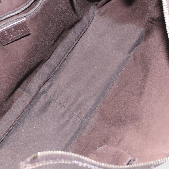 GUCCI GG Crystal Shoulder Bag Coated Canvas Outlet Brown Gold 293581 Auth BD2044