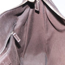 GUCCI GG Crystal Shoulder Bag Coated Canvas Outlet Brown Gold 293581 Auth BD2044-20