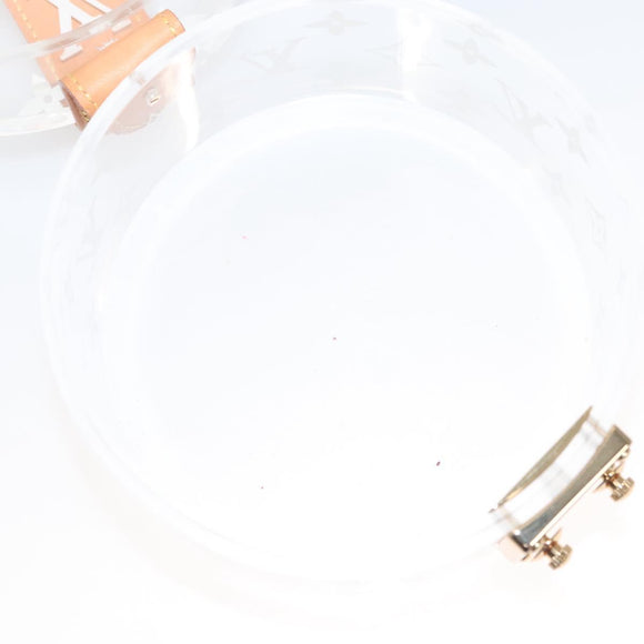 LOUIS VUITTON Monogram Boite Scott Accessory Case Clear GI0203 LV Auth BD2065