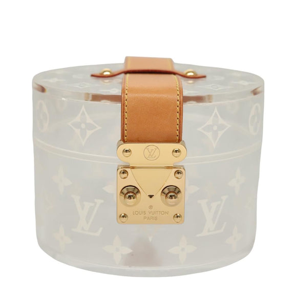 LOUIS VUITTON Monogram Boite Scott Accessory Case Clear GI0203 LV Auth BD2065