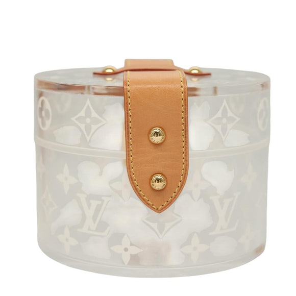LOUIS VUITTON Monogram Boite Scott Accessory Case Clear GI0203 LV Auth BD2065