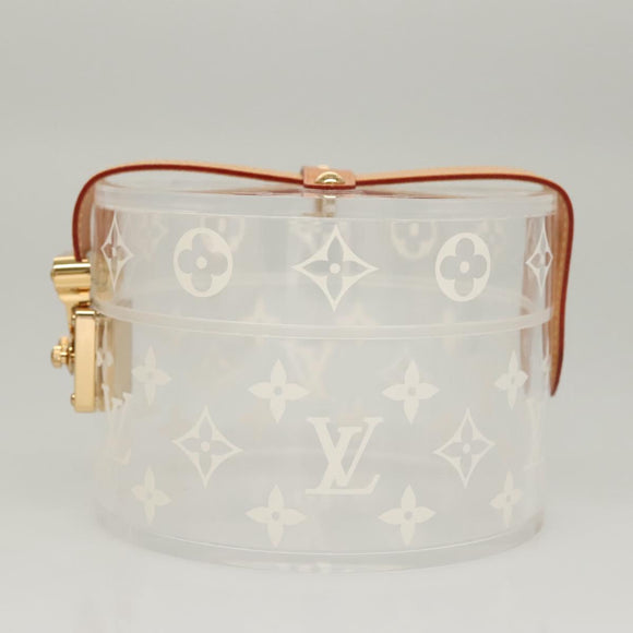 LOUIS VUITTON Monogram Boite Scott Accessory Case Clear GI0203 LV Auth BD2065