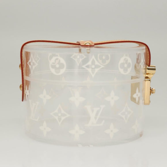 LOUIS VUITTON Monogram Boite Scott Accessory Case Clear GI0203 LV Auth BD2065