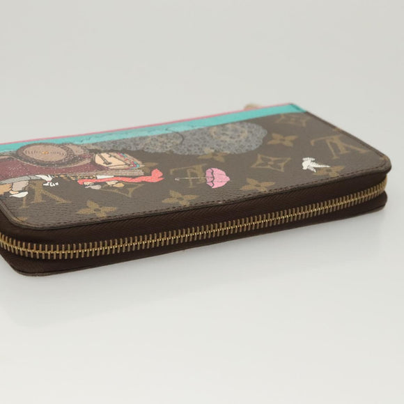 LOUIS VUITTON Monogram Evasion Zippy Wallet Long Wallet M61360 LV Auth BD2071