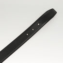 HERMES Constance Belt Leather 22.8""-24.8"" Black Gold Auth BD2074-8