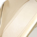 CHANEL Matelasse Chain Tote Bag Lamb Skin Beige CC Auth BD2075-11