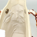 CHANEL Matelasse Chain Tote Bag Lamb Skin Beige CC Auth BD2075-18