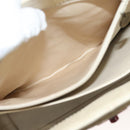 CHANEL Matelasse Chain Tote Bag Lamb Skin Beige CC Auth BD2075-21