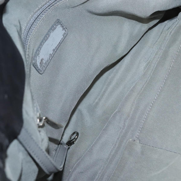 CHANEL Chain Paris Byzantine Shoulder Bag Nylon Black Silver CC Auth BD2076