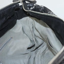 CHANEL Chain Paris Byzantine Shoulder Bag Nylon Black Silver CC Auth BD2076-17