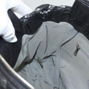 CHANEL Chain Paris Byzantine Shoulder Bag Nylon Black Silver CC Auth BD2076-18