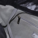 CHANEL Kette Paris Byzantine Schultertasche Nylon Schwarz Silber CC Auth BD2076-12