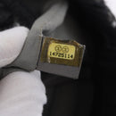 CHANEL Kette Paris Byzantine Schultertasche Nylon Schwarz Silber CC Auth BD2076-24