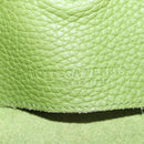 BOTTEGA VENETA Shoulder Bag Leather Green Silver Auth BD2078V-17