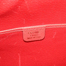 CELINE Backpack Leather Orange Gold Auth BD2079-18