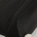 GUCCI Bamboo Hand Bag Canvas 2way Black Silver 000 1998 0540 Auth BD2082-15