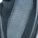 GUCCI Bamboo Hand Bag Canvas 2way Black Silver 000 1998 0540 Auth BD2082-11