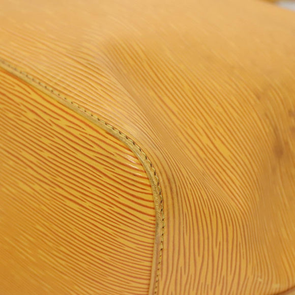 LOUIS VUITTON Epi Petit Noe Shoulder Bag Yellow M44109 LV Auth BD2091