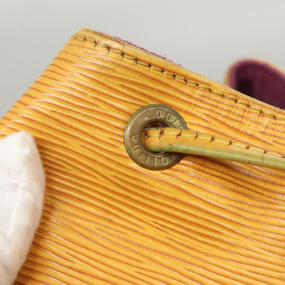LOUIS VUITTON Epi Petit Noe Shoulder Bag Yellow M44109 LV Auth BD2091