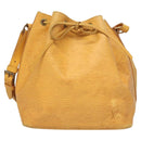 LOUIS VUITTON Epi Petit Noe Shoulder Bag Yellow M44109 LV Auth BD2091-13