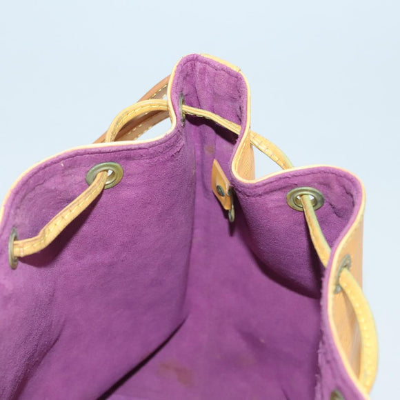 LOUIS VUITTON Epi Petit Noe Shoulder Bag Yellow M44109 LV Auth BD2091