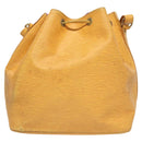 LOUIS VUITTON Epi Petit Noe Shoulder Bag Yellow M44109 LV Auth BD2091-2